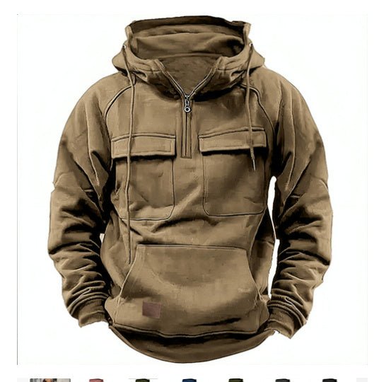 "Men’s Zip-Up Hoodie Sweatshirt | Pocket Hoodie M–4XL"