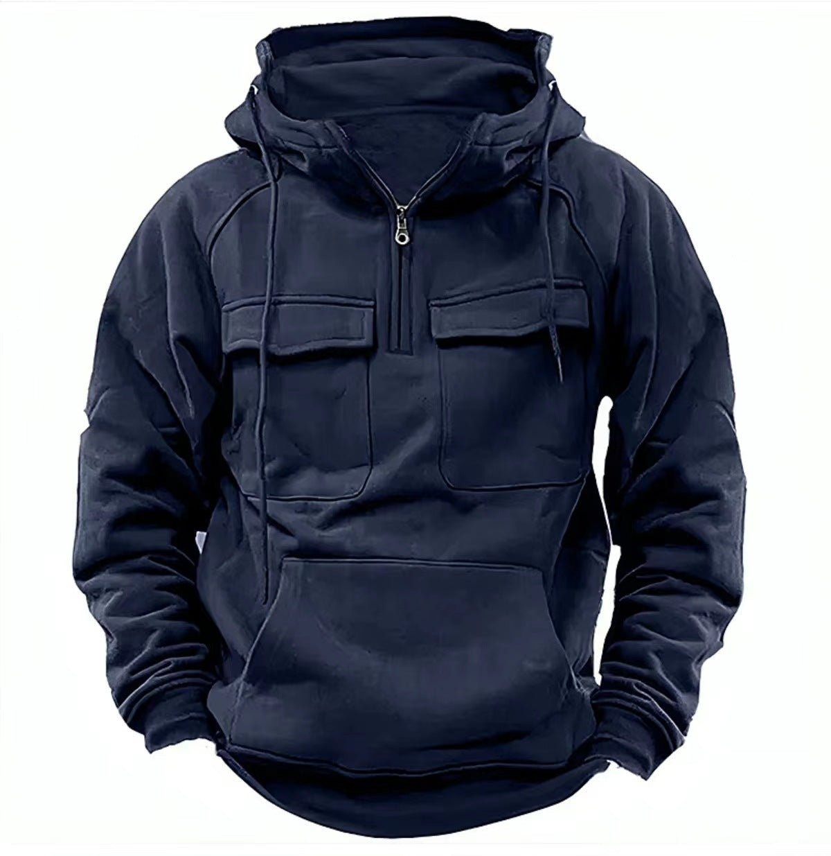"Men’s Zip-Up Hoodie Sweatshirt | Pocket Hoodie M–4XL"
