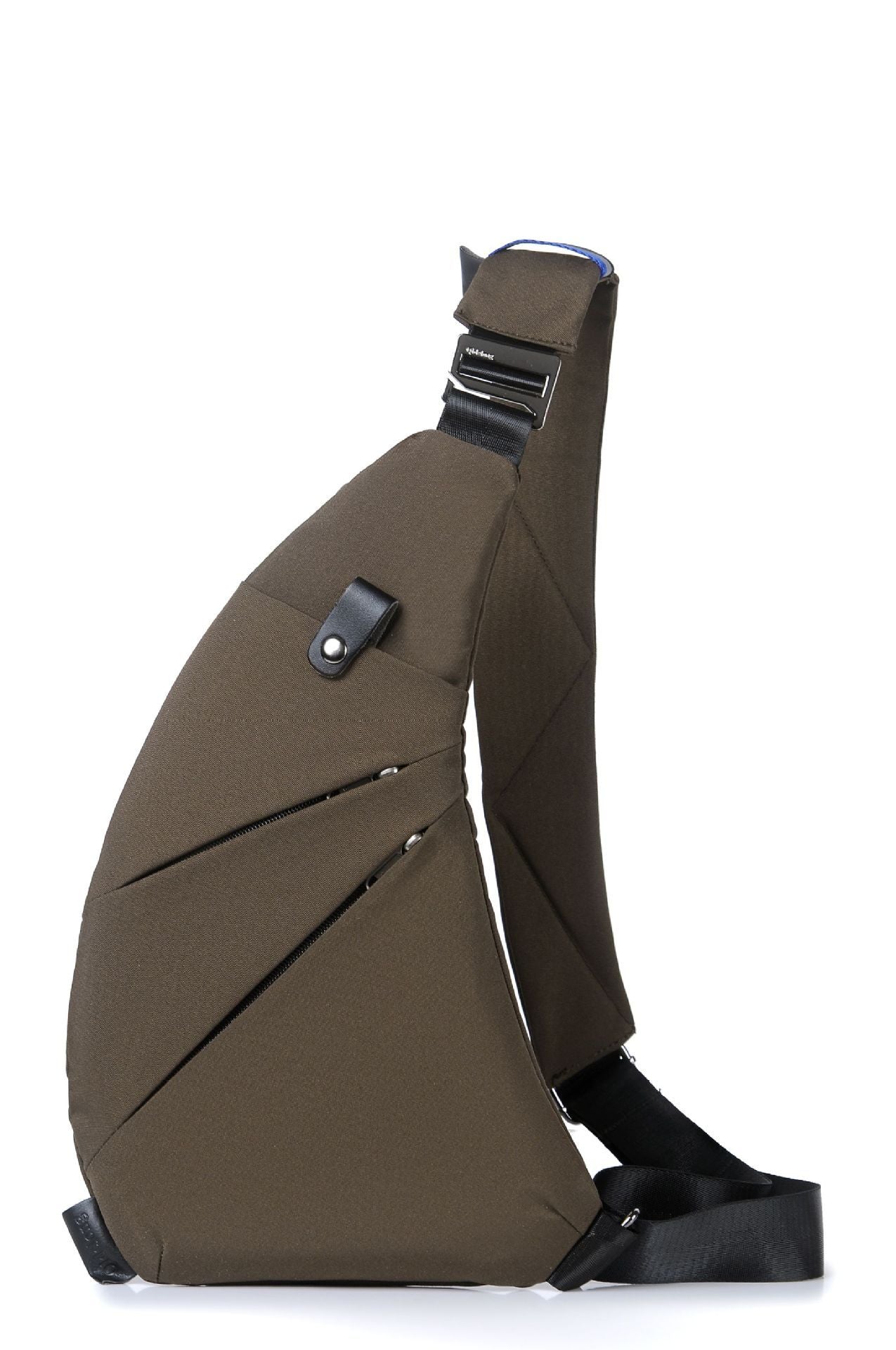 "Men’s Nylon Anti-Theft Chest Bag | Crossbody Shoulder Sling"