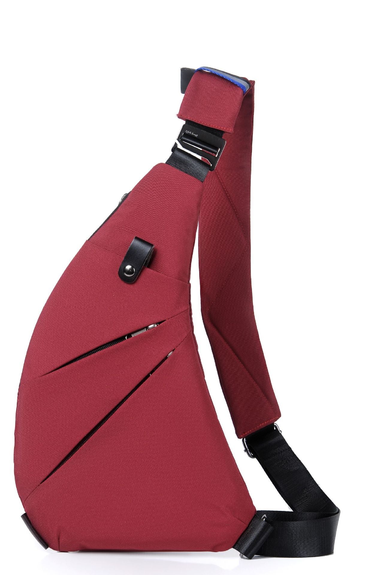 "Men’s Nylon Anti-Theft Chest Bag | Crossbody Shoulder Sling"