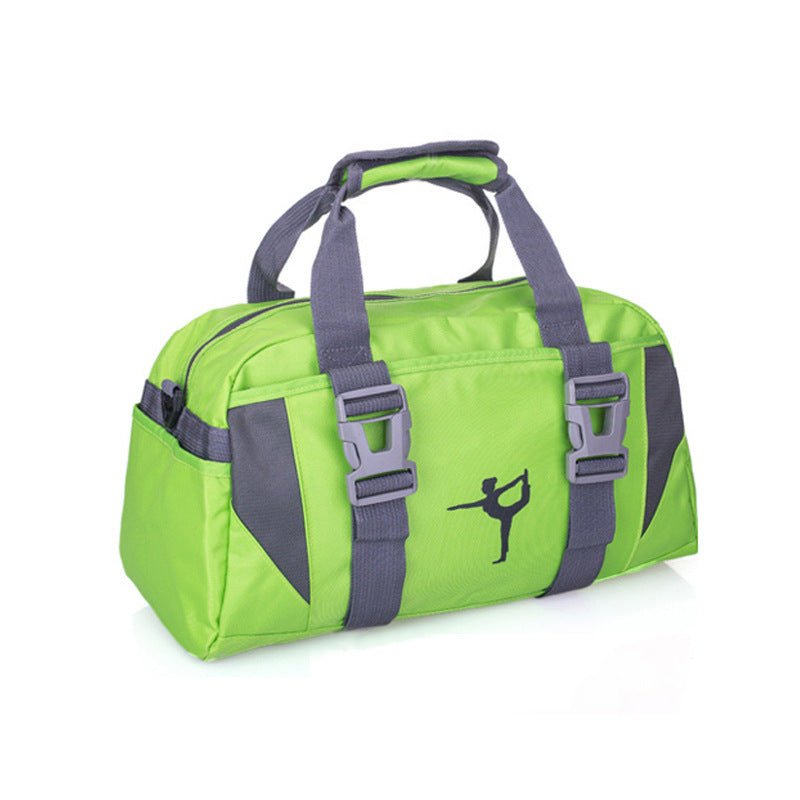"Nylon Yoga Gym Travel Bag M-L – Lightweight Durable Sports Bag"
