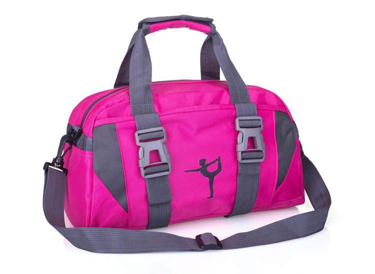 "Nylon Yoga Gym Travel Bag M-L – Lightweight Durable Sports Bag"