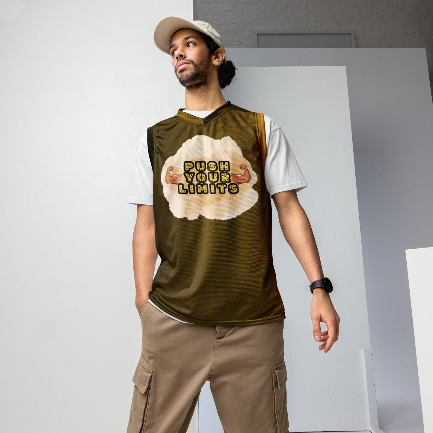 "Recycled Unisex Basketball Jersey – All-Over Print UPF50+ XS–6XL"