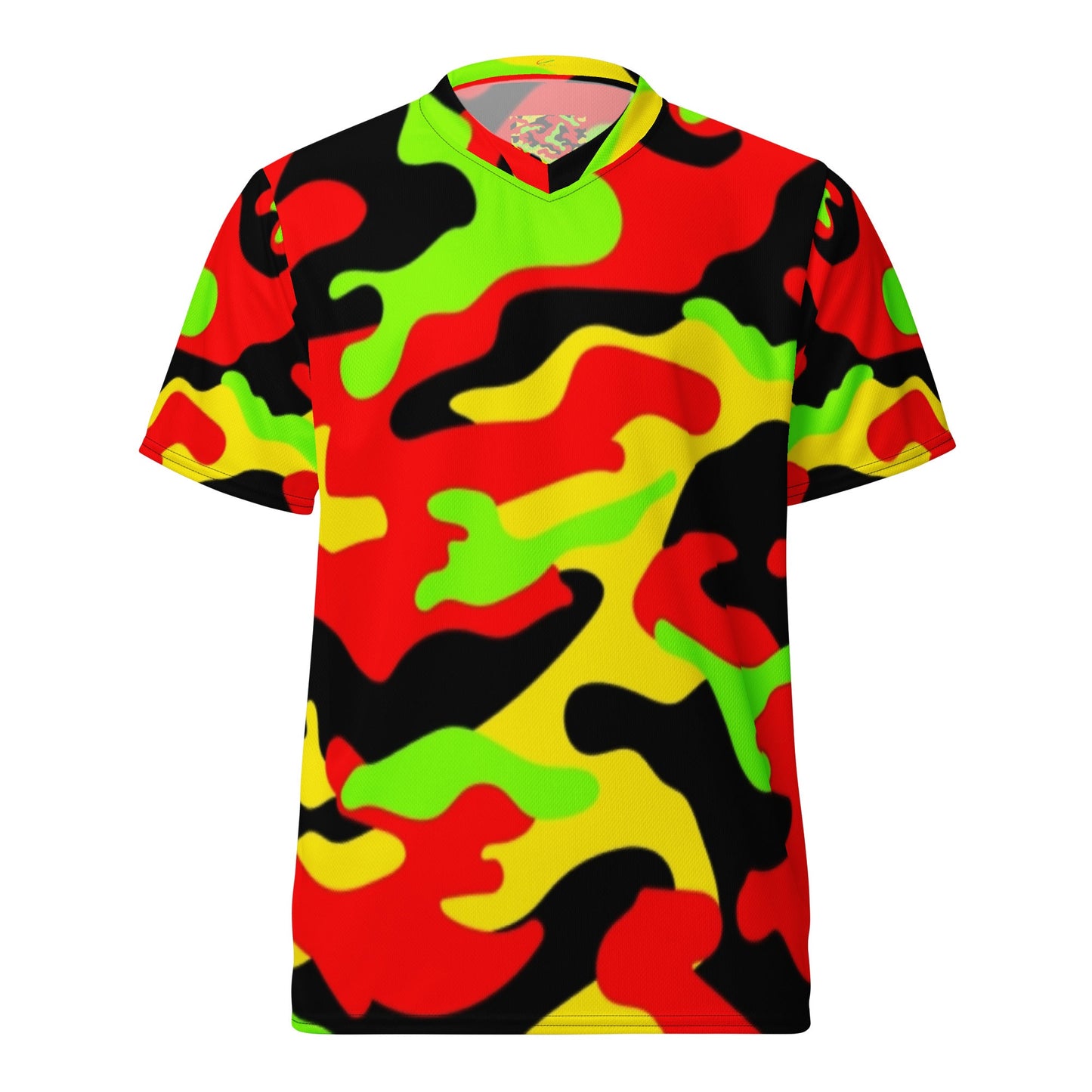 "Recycled Unisex Sports Jersey - Camo Print (2XS–6XL)"