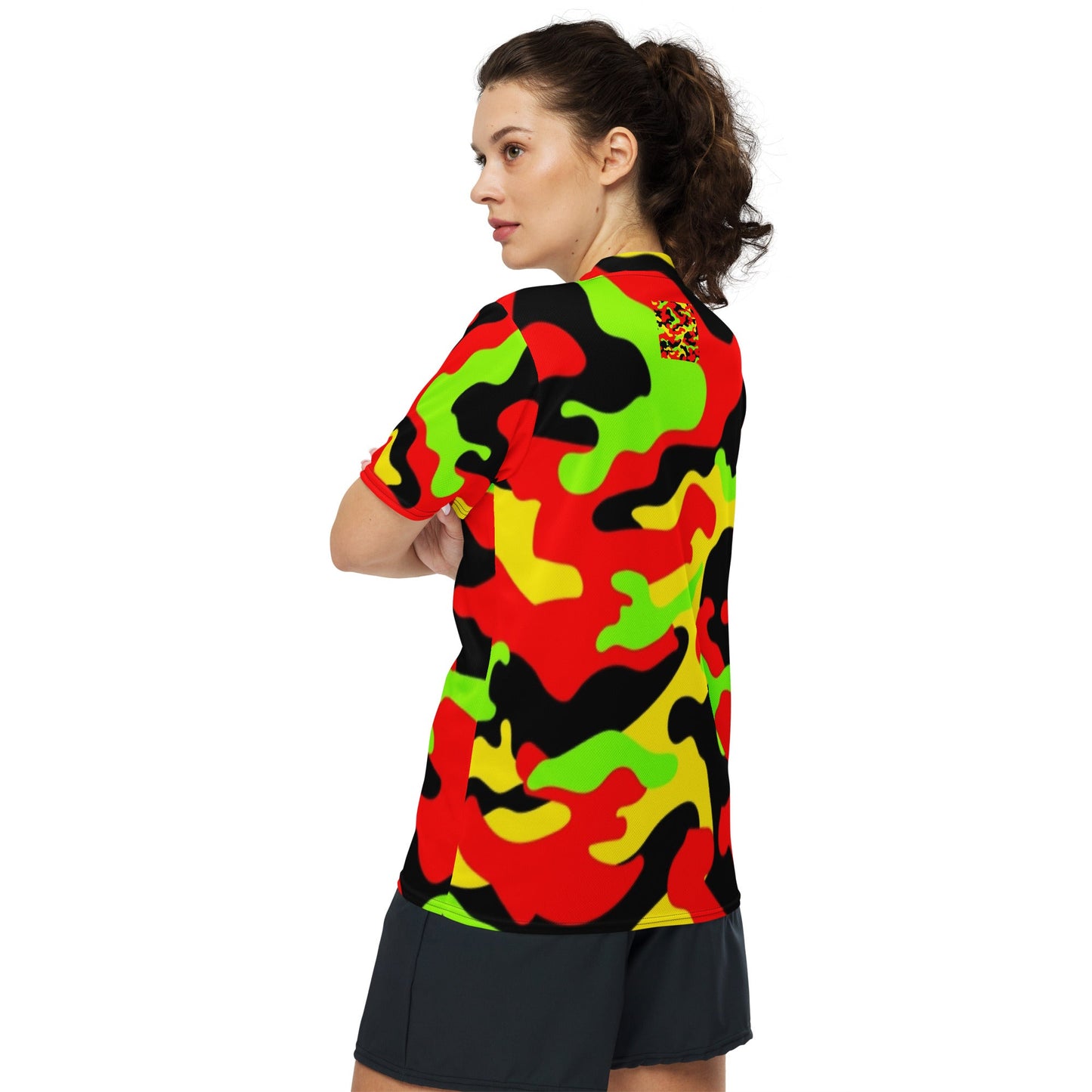 "Recycled Unisex Sports Jersey - Camo Print (2XS–6XL)"