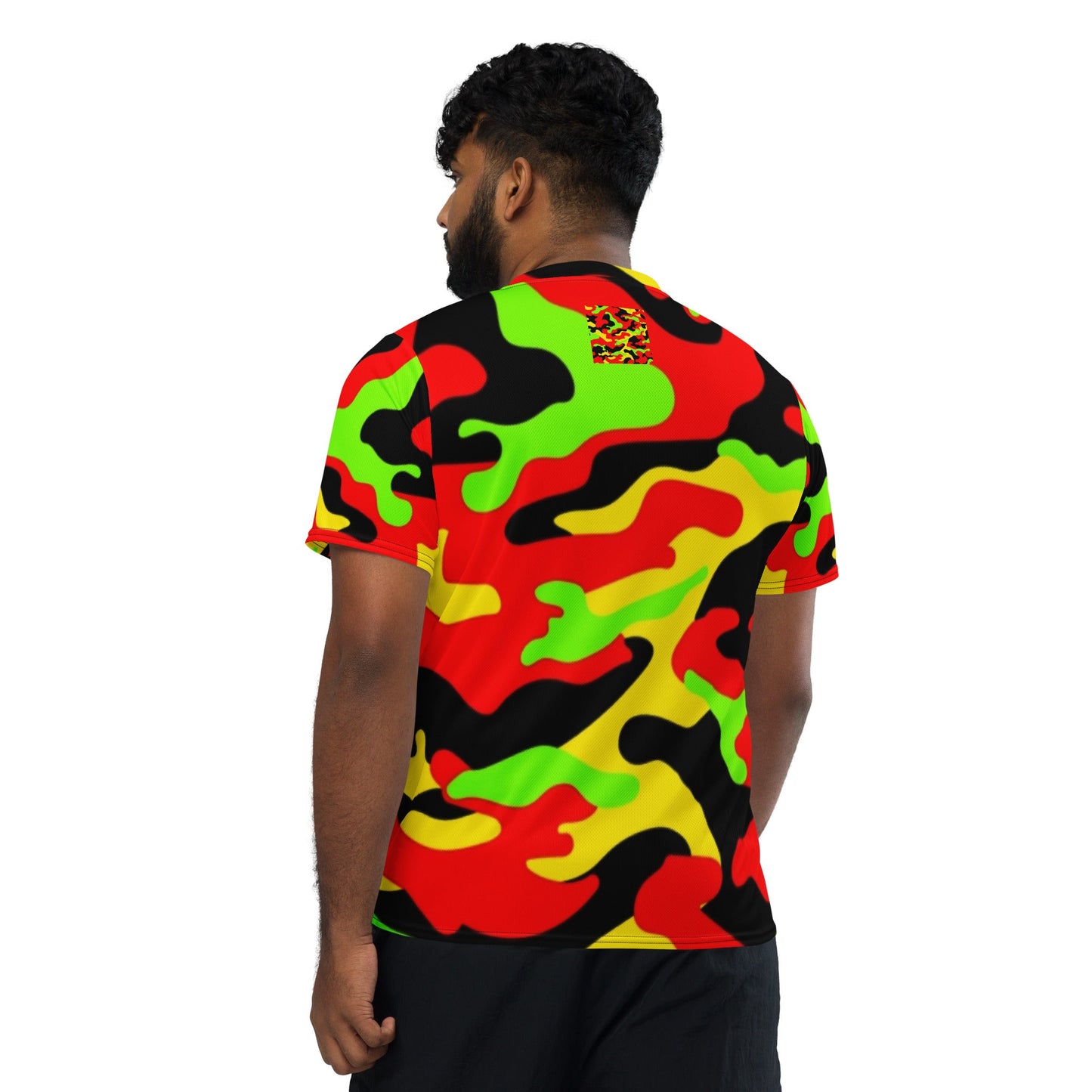 "Recycled Unisex Sports Jersey - Camo Print (2XS–6XL)"