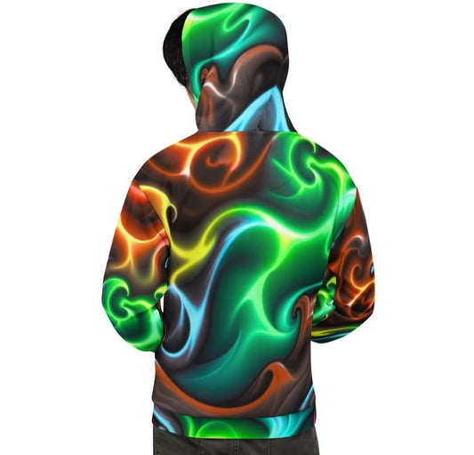 Colorful Digital Abstract Unisex Hoodie | All Over Print XS–6XL