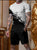 Men’s Korean 3D Print Set | Stylish T-Shirt & Shorts Suit