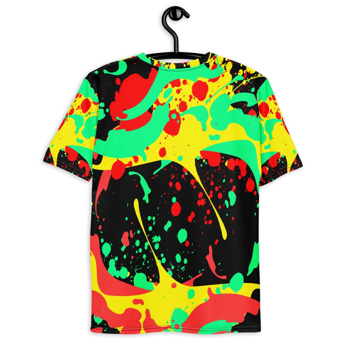 "Men's All Over Print Paint Splatter Jersey Tee XS–2XL Wear-Unique-Style "
