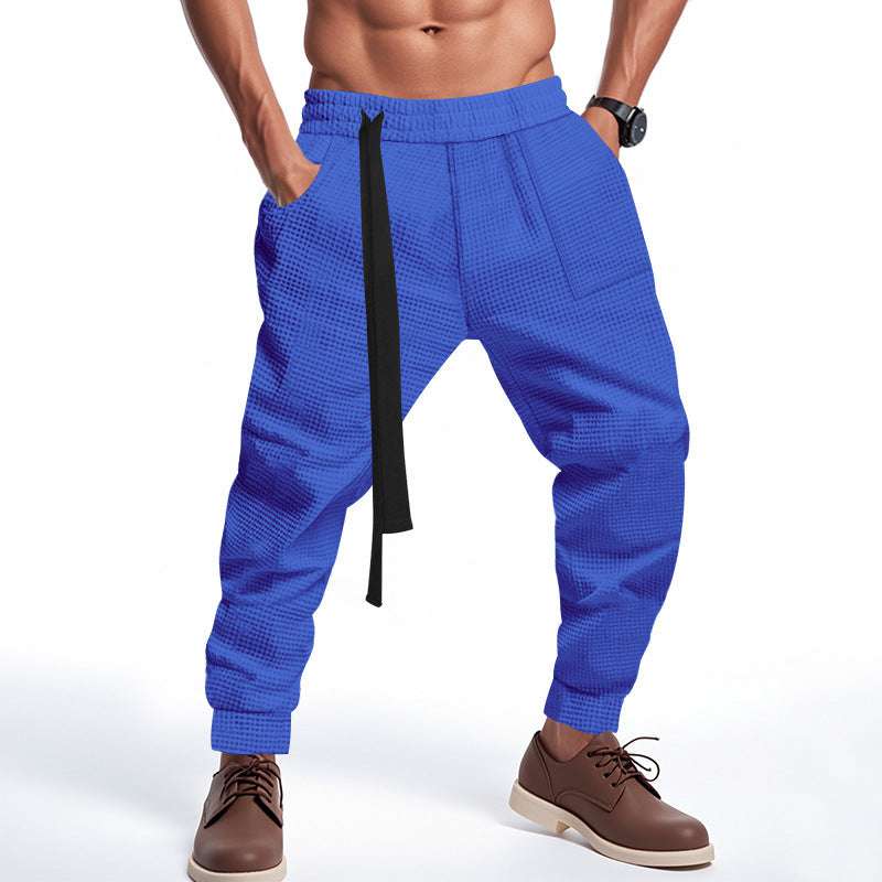 "Men’s Waffle Joggers | Hip Hop Streetwear Harajuku Pants S–3XL"