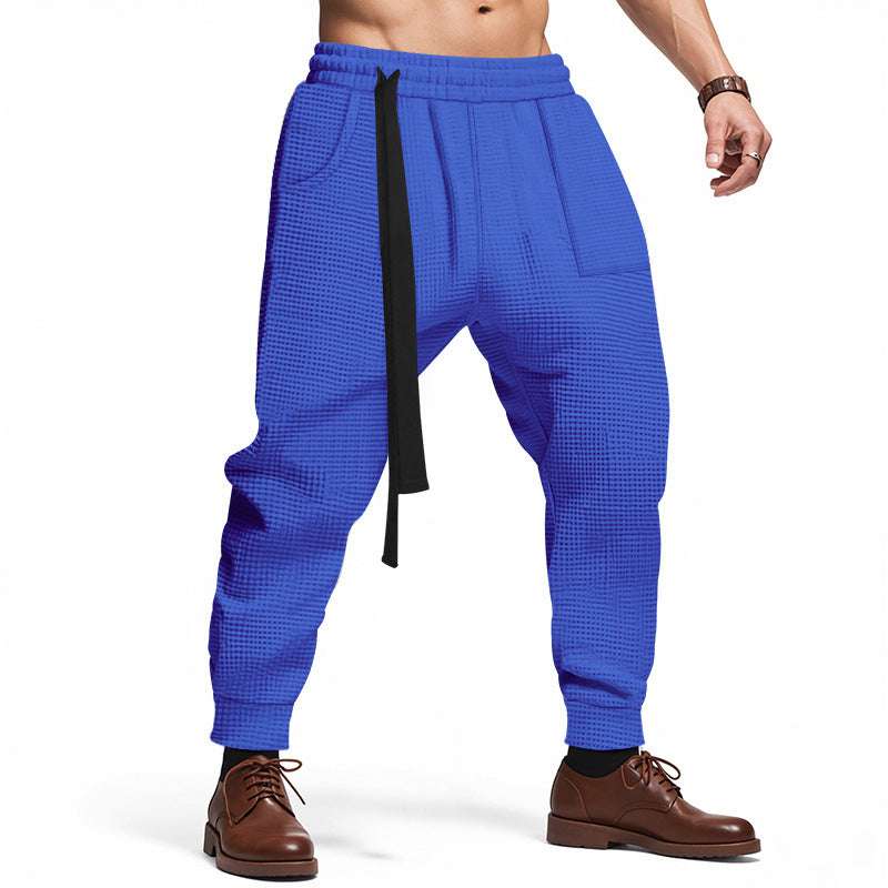 "Men’s Waffle Joggers | Hip Hop Streetwear Harajuku Pants S–3XL"