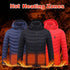 Unisex Heated Puffer Jacket with Hood | Electric Winter Coat S–4XL