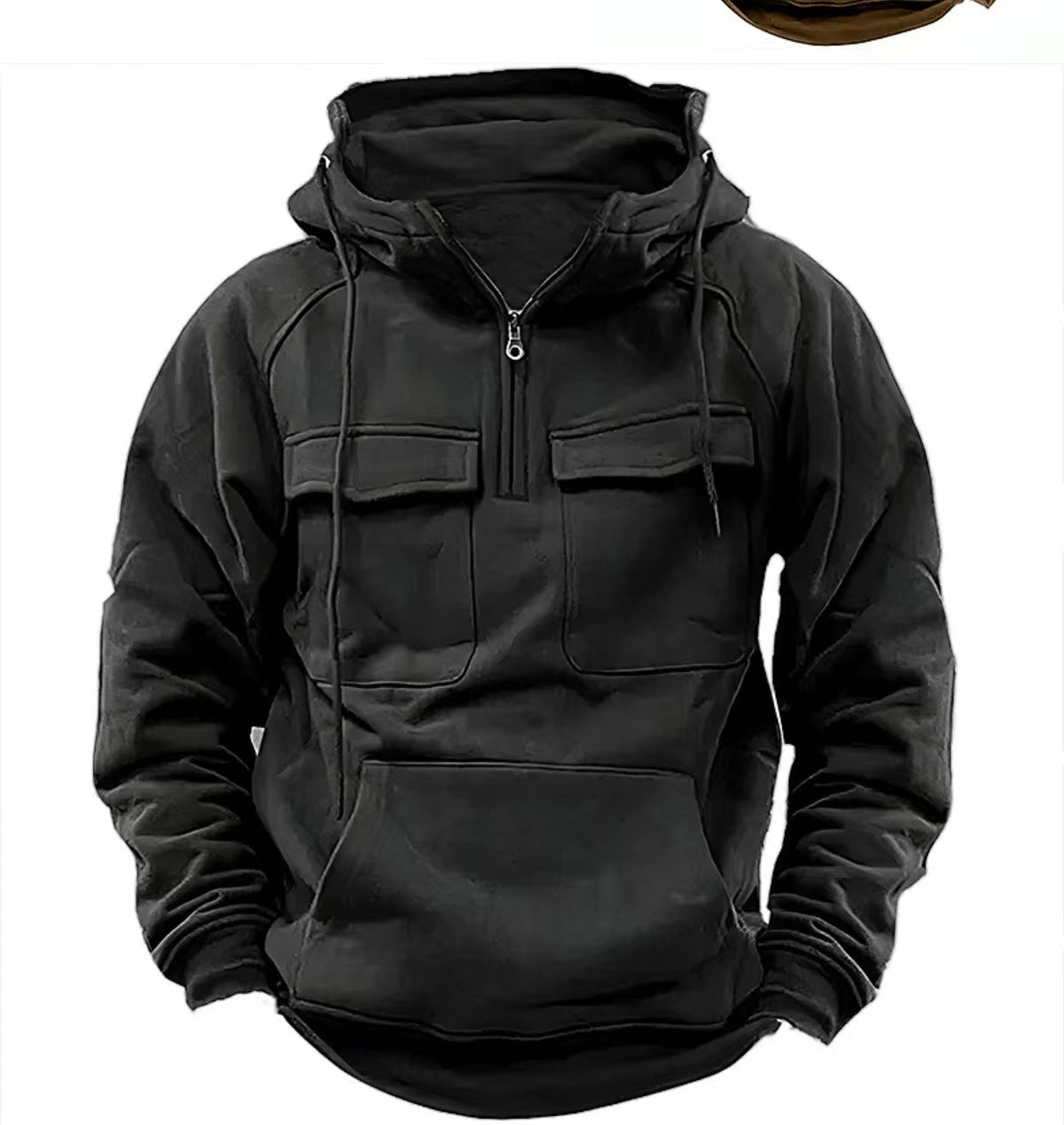 "Men’s Zip-Up Hoodie Sweatshirt | Pocket Hoodie M–4XL"