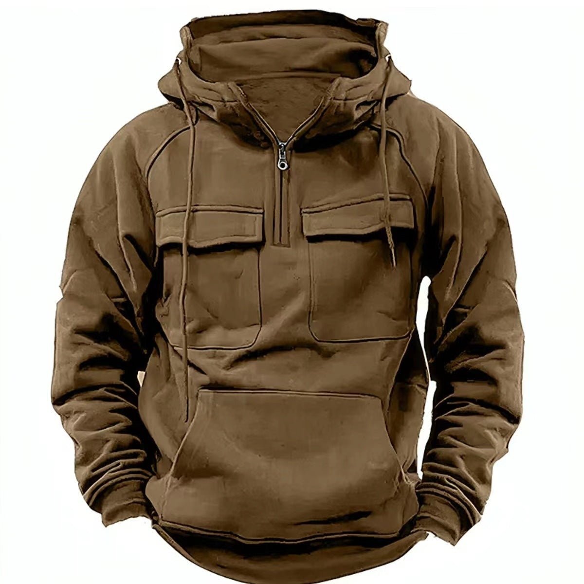 "Men’s Zip-Up Hoodie Sweatshirt | Pocket Hoodie M–4XL"