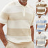 Men’s Summer Lapel Sweater – Short Sleeve Fashion Top M–3XL