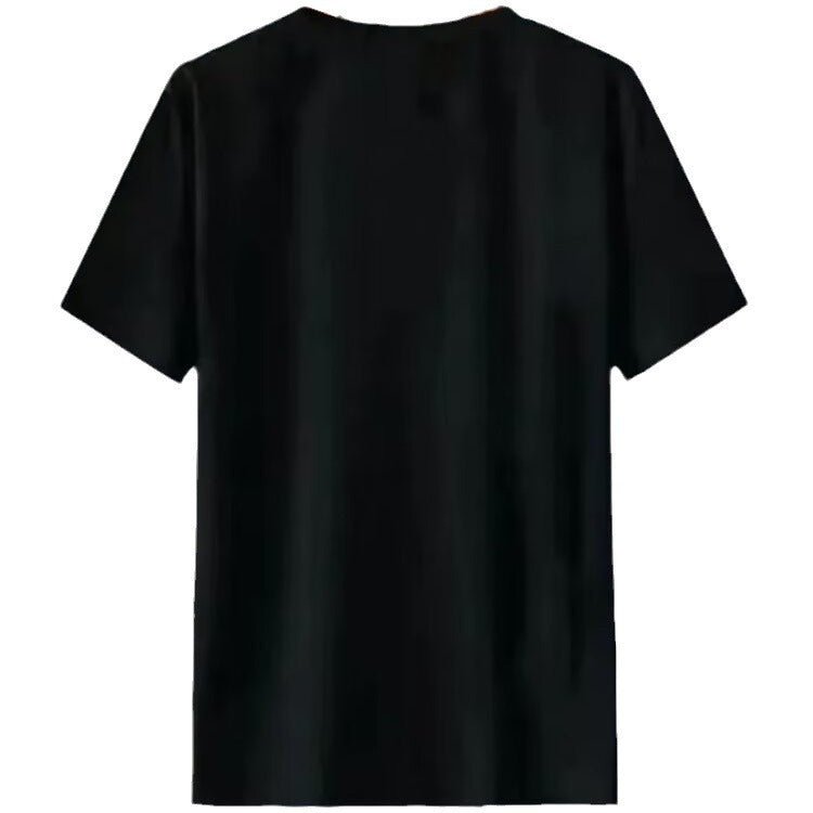"Men’s Ice Silk Short Sleeve T-Shirt | Breathable Summer Top M–5XL"