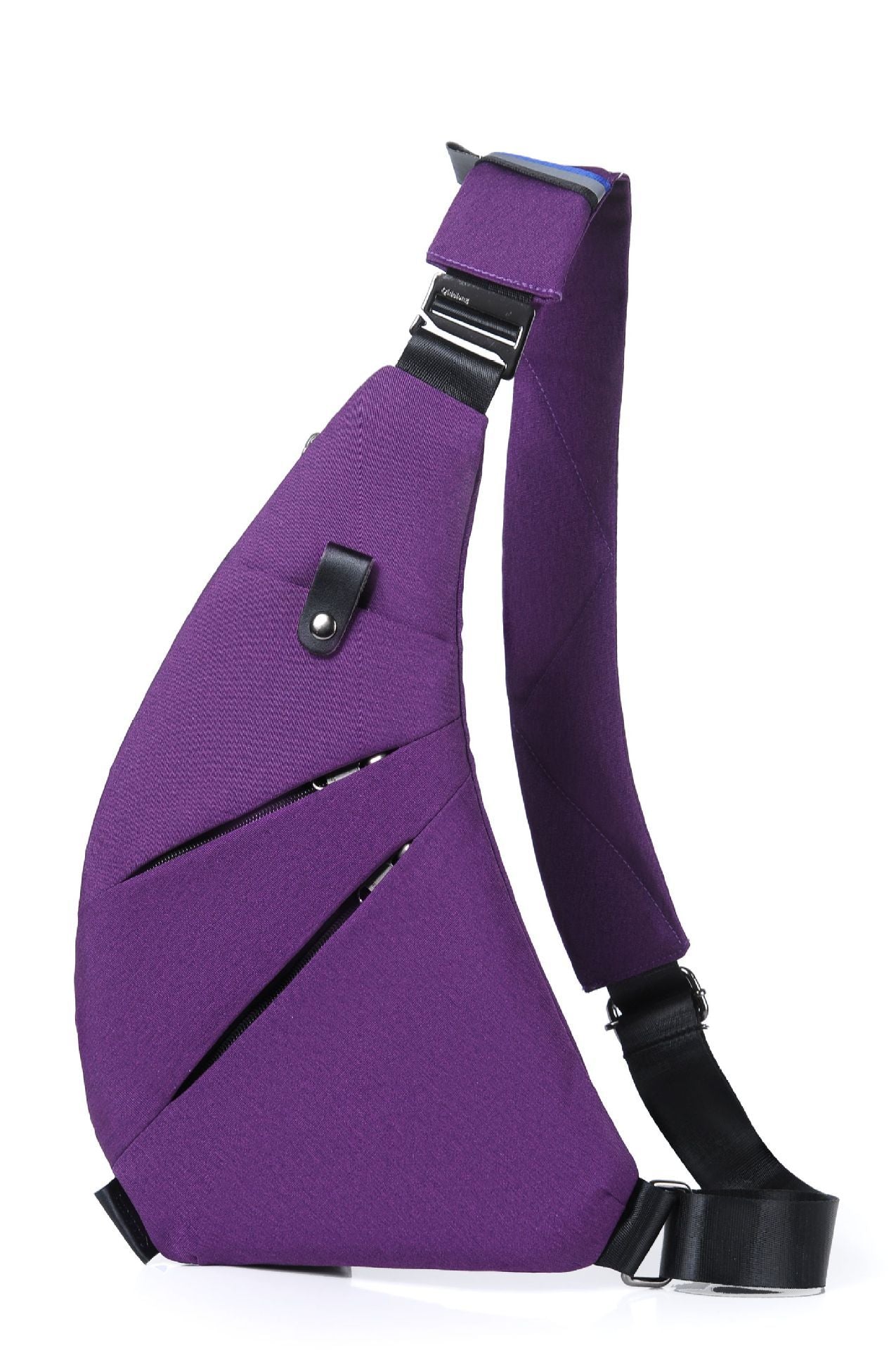 "Men’s Nylon Anti-Theft Chest Bag | Crossbody Shoulder Sling"
