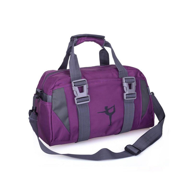 "Nylon Yoga Gym Travel Bag M-L – Lightweight Durable Sports Bag"