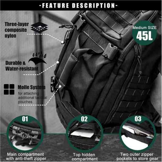 "Unisex Polyester Gym & Travel Backpack | Weekend Luggage Bag"