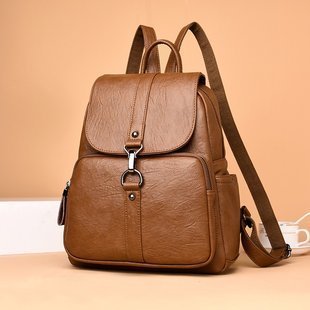 "Women’s Sheepskin Leather Backpack | Lightweight Stylish Bag"