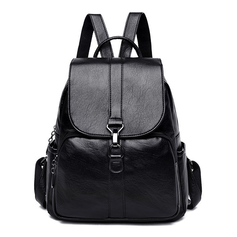 "Women’s Sheepskin Leather Backpack | Lightweight Stylish Bag"