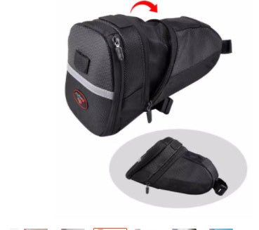 "Mountain Bike Saddle Tail Bag | Bicycle Seat Storage Pack"