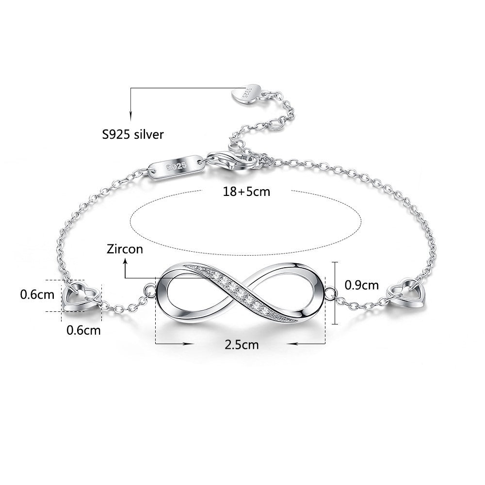 "925 Silver Amethyst Bracelet | Sterling Silver Gem Jewelry for Women"