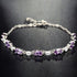 925 Silver Amethyst Bracelet – Sterling Silver Women’s Gem Jewelry