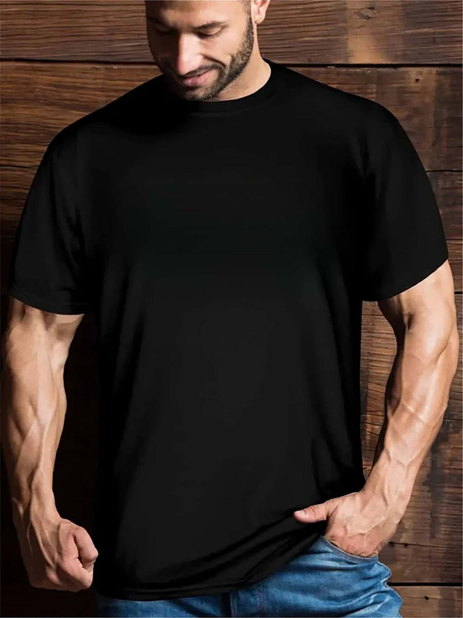 "Men’s Fight Shoot Graphic Tee | Plus Size T-Shirt S–3XL"