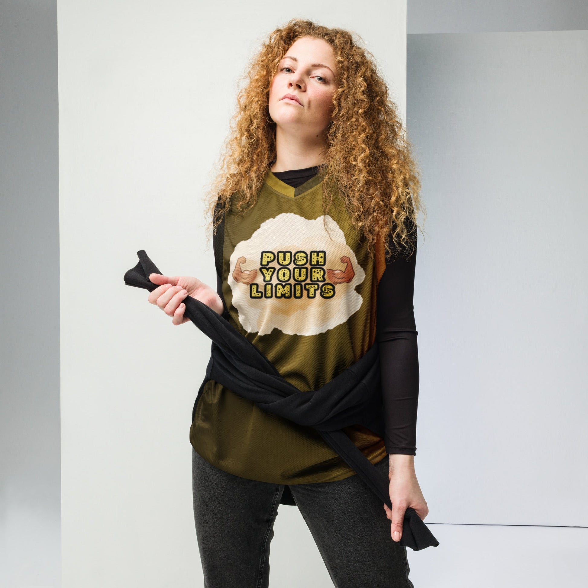 "Recycled Unisex Basketball Jersey – All-Over Print UPF50+ XS–6XL"