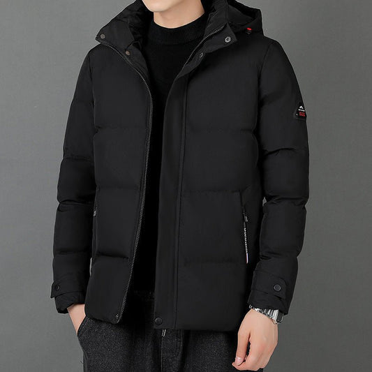 "Men’s Cotton Hooded Jacket | Casual Street Style M–5XL"