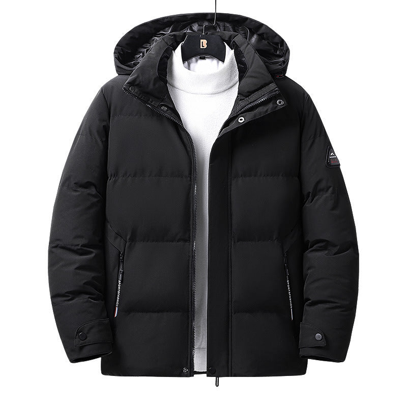 "Men’s Cotton Hooded Jacket | Casual Street Style M–5XL"