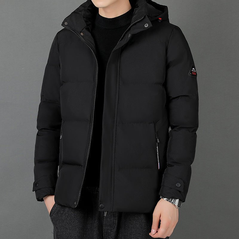 "Men’s Cotton Hooded Jacket | Casual Street Style M–5XL"