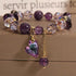 Purple Heart Crystal Bracelet – Natural Amethyst Elegant Jewelry Gift