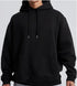 Men's Solid Color Hooded Jumper – S-3XL | Lightweight Polyester