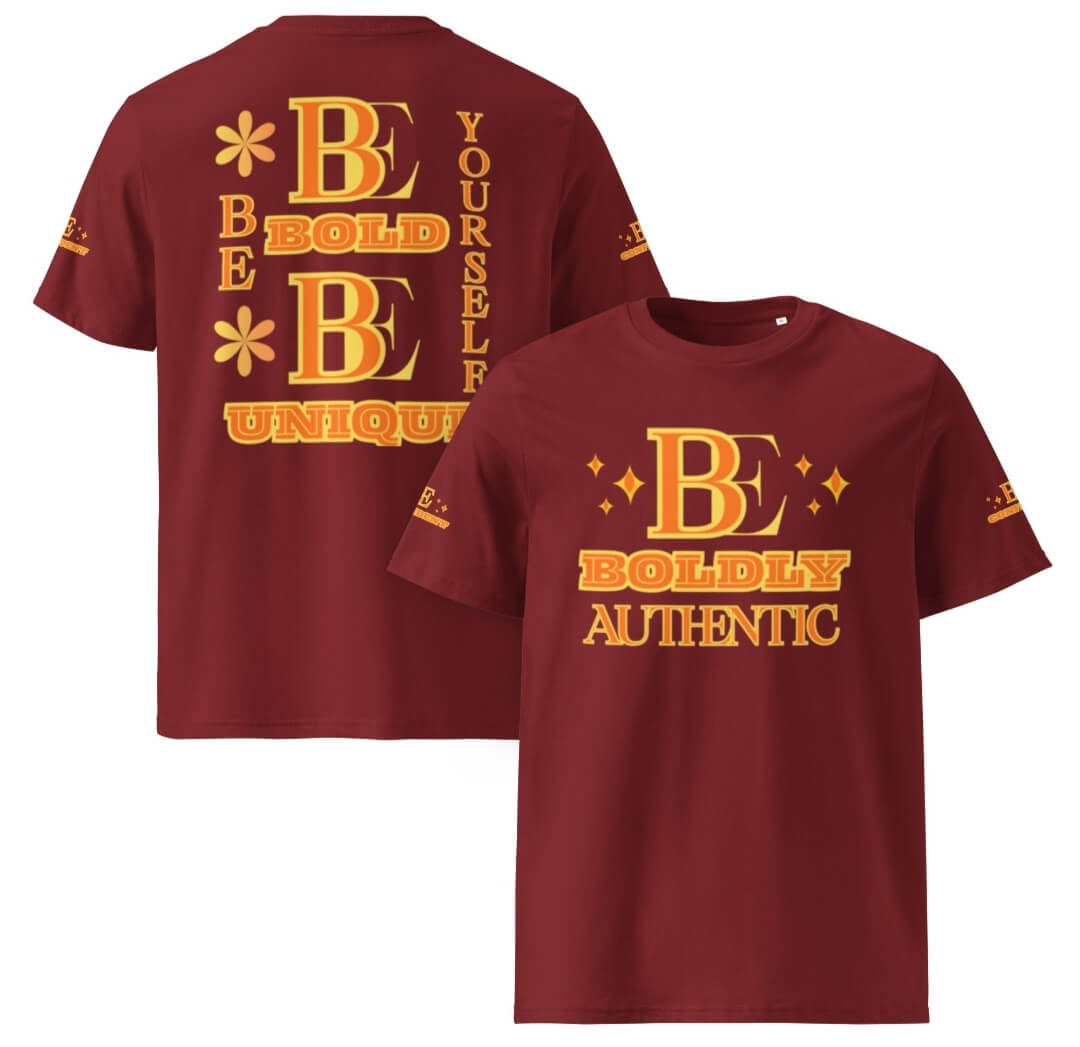 Unisex Organic Cotton Tee | Medium Fit | DTF Front, DTG Sleeves Print