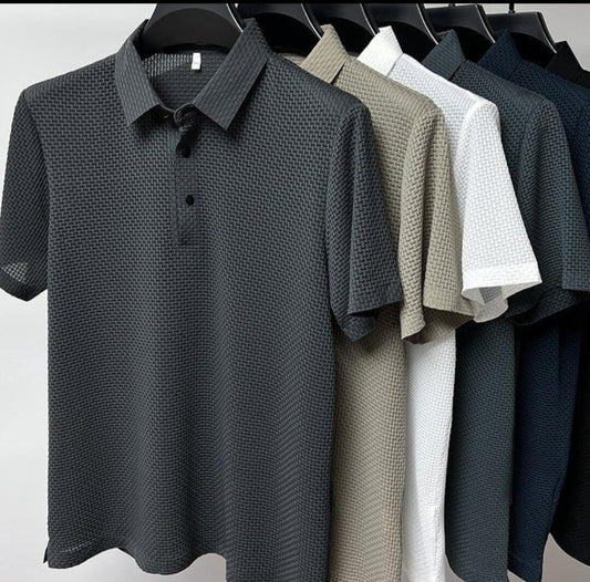 Men’s Mesh Ice Silk Short Sleeve T-Shirt | S–4XL Summer Top