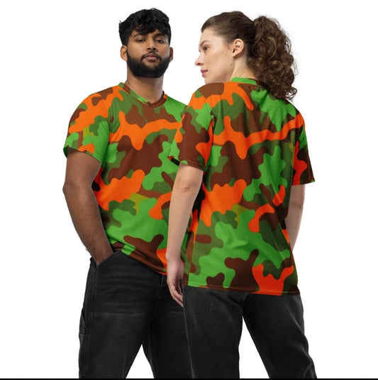 Bright Camo Gym & Workout Jersey | Unisex Recycled XS–6XL