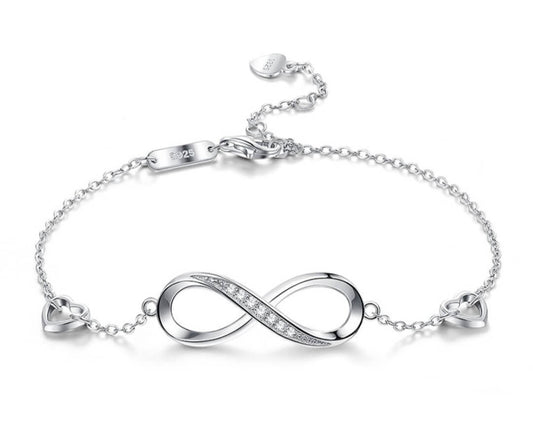 925 Sterling Silver 8 Bracelet – Elegant Jewelry for Women