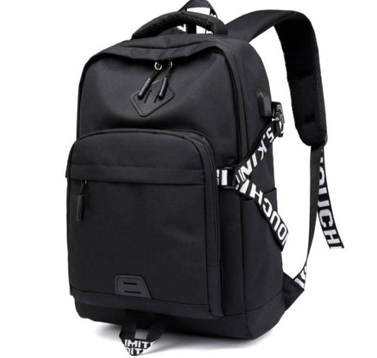 Laptop Backpack with USB Charging Port – Oxford Waterproof Travel Bag