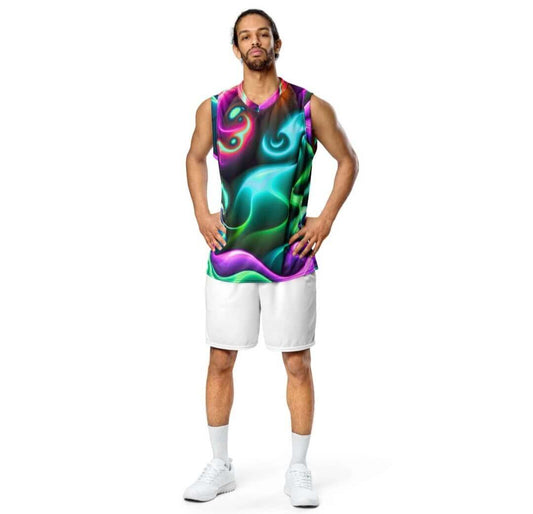 Recycled Plus Size Unisex Basketball Jersey – All-Over Print