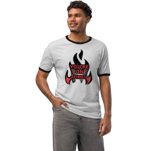 Unisex Lightweight Cotton Ringer T-Shirt | DTF Front DTG Back