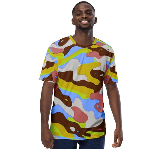 All Over Print Men's Premium T-Shirt | Mid-Weight Jersey Tee