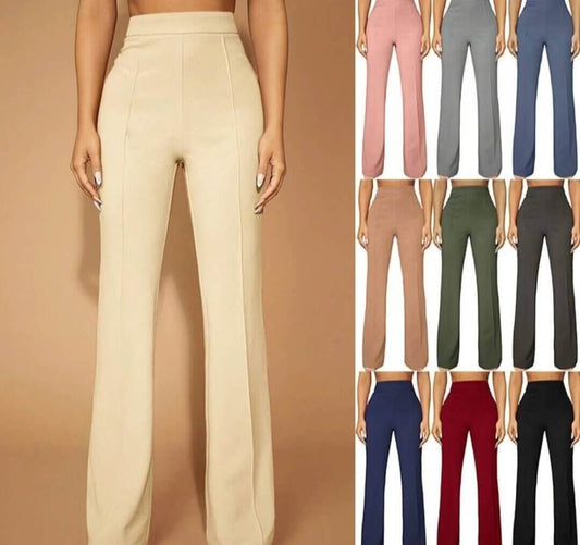 Women’s High Waist Business Pants – Fall Casual Trousers XS–XXL