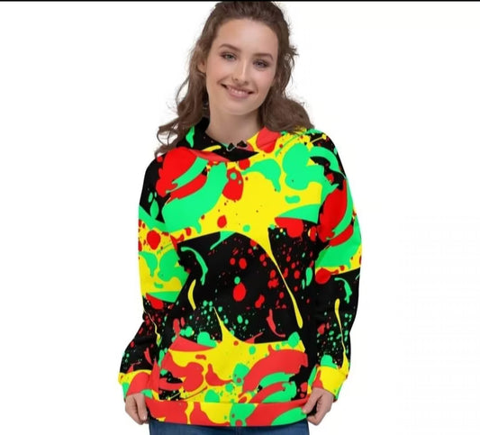 All-Over Print Unisex Hoodie | Recycled | 2XS–6XL Sizes