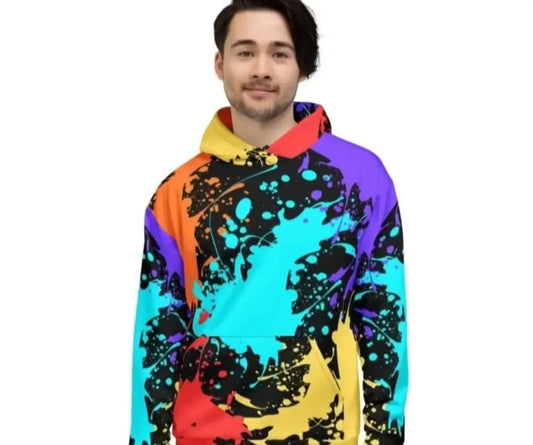 Recycled All-Over Print Unisex Hoodie | Eco-Friendly XS–6XL