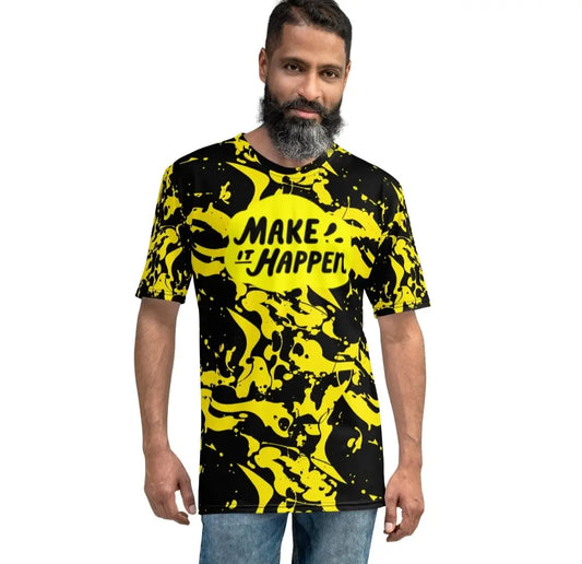 All Over Print Men's Crew Neck T-Shirt – XS to 2XL | Regular Fit