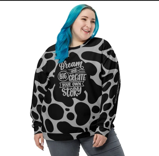 All-Over Print Unisex Sweatshirt XS–6XL | Plus Size Polyester