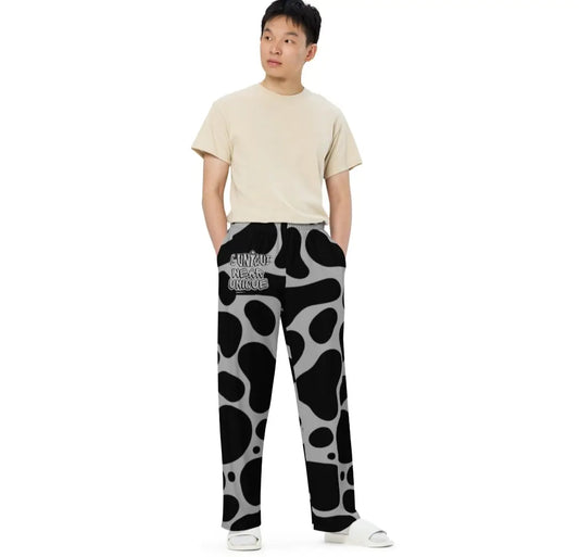 All-Over Print Unisex Wide-Leg Pants | Sizes 2XS–6XL | Comfy Fit