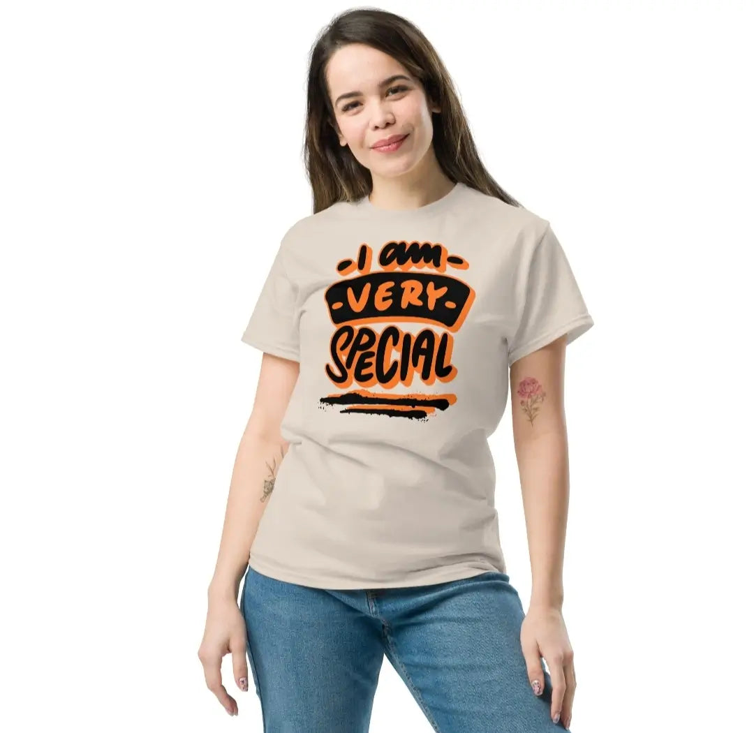 Unisex Classic Cotton Tee with DTF Front, DTG Back & Sleeve Print (S-3XL)